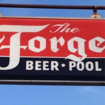 The Forge pool hall exterior/interior